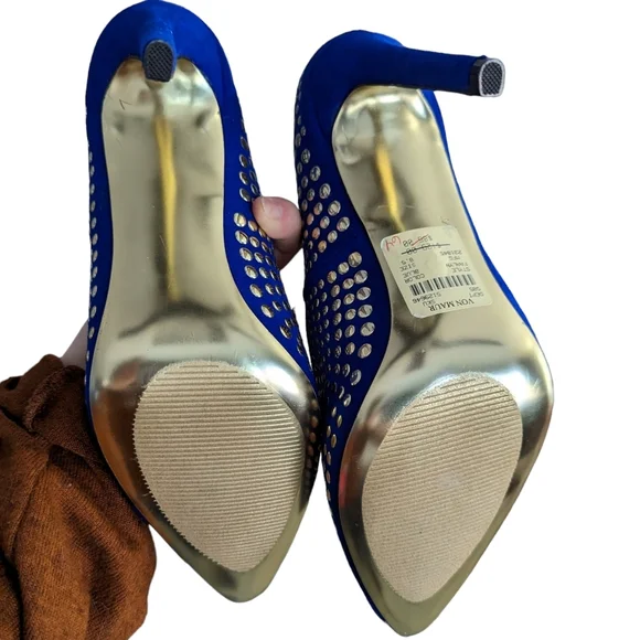 Betsey Johnson FAALYN Studded Heels Size 8.5 - Picture 6 of 10